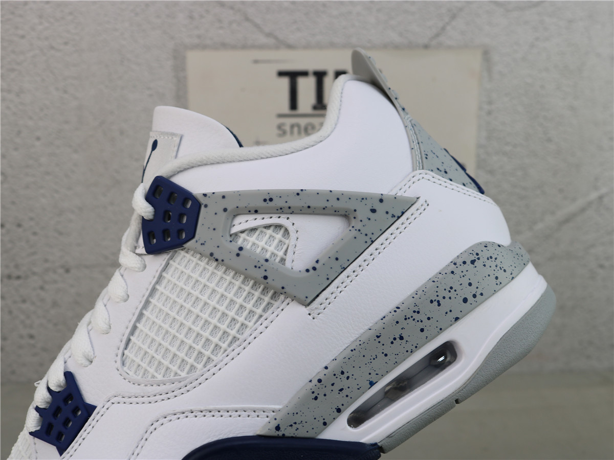 GX Batch Air Jordan 4 Retro White Midnight Navy DH6927-140